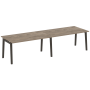 Стол переговорный на деревянных опорах Onix Wood OW.PRG-2.4 3160x980x750