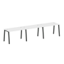 Рабочая станция на 3 рабочих места на А-образном м/к Metal System Style БА.СМ-3.2 3600x720x750