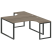 Рабочая станция криволинейная Metal System Style БО.РАС-СА-2.4 1600x2435x750