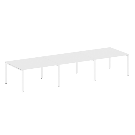 Переговорный стол 3 столешницы Metal System Style БП.ПРГ-3.3 4200x1235x750