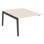 Наборный элемент рабочей станции на деревянных опорах Onix Wood OW.2.NRS-2.8 1180x1635x750