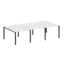 Рабочая станция на 6 раб. мест Metal System Style БП.СМ-6.1 3000x1475x750
