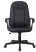 Кресло руководителя T-898 черный Leather Black эко.кожа крестов. пластик