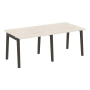 Стол переговорный на деревянных опорах Onix Wood OW.PRG-2.1 1960x980x750