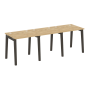 Рабочая станция на деревянных опорах Onix Wood OW.RS-3.0.7 2340x720x750