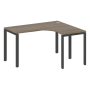 Стол криволинейный правый Metal System Style БП.СА-3 Пр 1400x1200x750