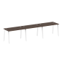 Рабочая станция на 3 рабочих места на А-образном м/к Metal System Style БА.СМ-3.2 3600x720x750