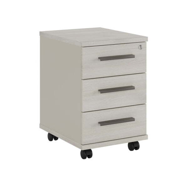 Тумба подкатная с 3 ящиками New Line NLN36330321 406x525x620 (Дуб шамони светлый)