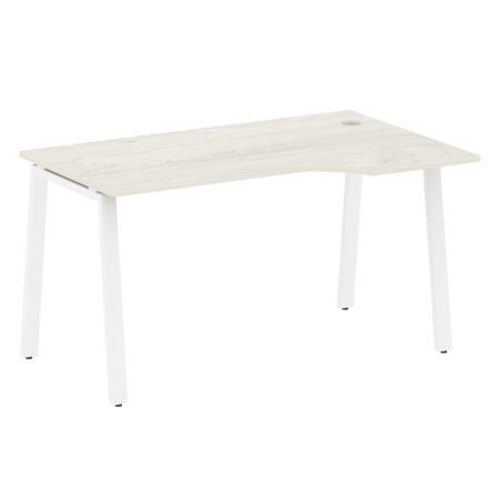Стол криволинейный правый Metal System Style БА.СА-2 Пр 1400x900x750