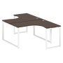 Рабочая станция криволинейная Metal System Style БО.РАС-СА-2.3 1400x2435x750