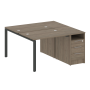 Рабочая станция с опорной тумбой Metal System Style БП.РС-СТП-2.1 1412x1475x750