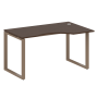 Стол криволинейный правый Metal System Style БО.СА-2 Пр 1400x900x750