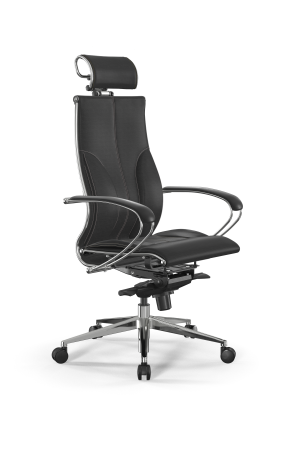 Кресло для руководителя Метта Samurai B2-10K - Infinity /Kc06/Nc06/K2cL/H2cL-3D(M06.B32.G11.W03) (Черный | Бежевый)