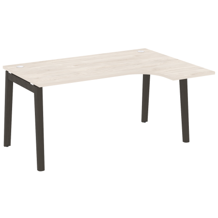 Стол эргономичный правый на деревянных опорах Onix Wood OW.SA-4R 1580x1180x750