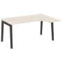 Стол эргономичный правый на деревянных опорах Onix Wood OW.SA-4R 1580x1180x750