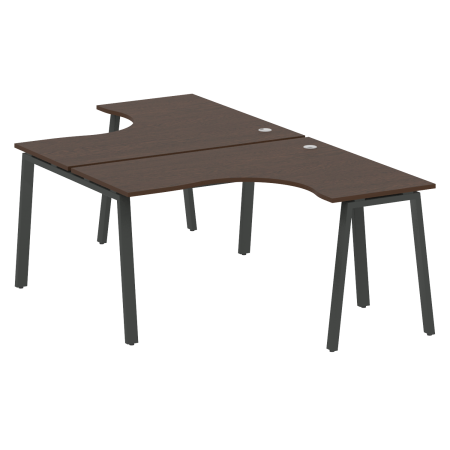 Рабочая станция криволинейная Metal System Style БА.РАС-СА-2.3 1400x2435x750