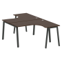 Рабочая станция криволинейная Metal System Style БА.РАС-СА-2.3 1400x2435x750