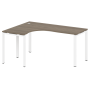 Стол криволинейный левый Metal System Style БП.СА-4 Л 1600x1200x750