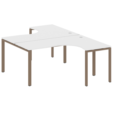 Рабочая станция криволинейная Metal System Style БП.РАС-СА-2.4 1600x2435x750