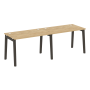 Рабочая станция на деревянных опорах Onix Wood OW.RS-2.2.7 2360x720x750