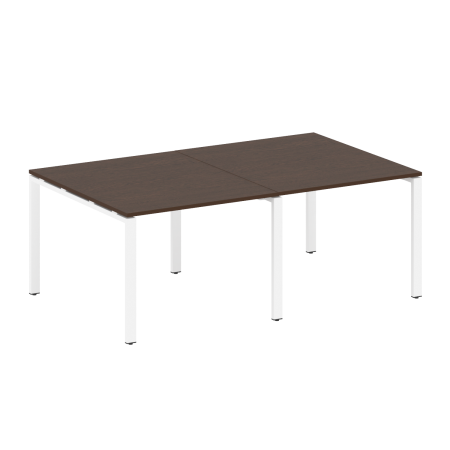 Переговорный стол 2 столешницы Metal System Style БП.ПРГ-2.1 2000x1235x750
