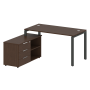 Рабочая станция с опорной тумбой левая Metal System Style БП.РС-СТС-2.3 Л 1500x1520x750
