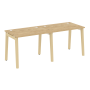 Рабочая станция на деревянных опорах Onix Wood OW.RS-2.1.7 1960x720x750