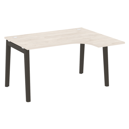 Стол эргономичный правый на деревянных опорах Onix Wood OW.SA-3R 1380x1180x750