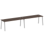 Рабочая станция на 2 рабочих места на А-образном м/к Metal System Style БА.СМ-2.5 3600x720x750