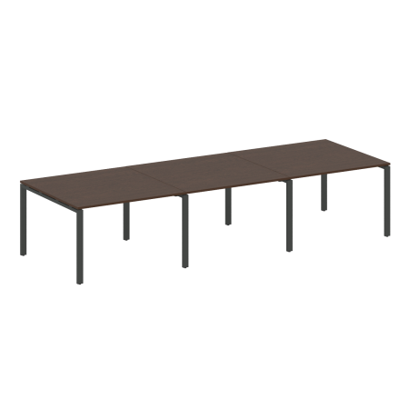 Переговорный стол 3 столешницы Metal System Style БП.ПРГ-3.2 3600x1235x750