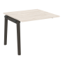 Проходной наборный элемент переговорного стола на деревянных опорах Onix Wood OW.NPRG-1 980x980x750