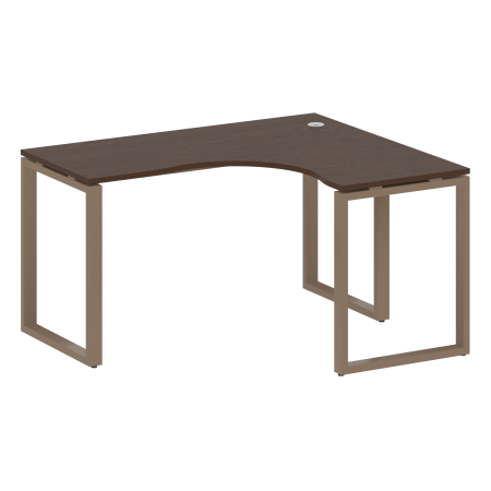 Стол криволинейный правый Metal System Style БО.СА-3 Пр 1400x1200x750