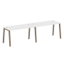 Рабочая станция на 2 рабочих места на А-образном м/к Metal System Style БА.СМ-2.3 2800x720x750