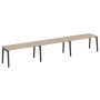 Рабочая станция на деревянных опорах Onix Wood OW.RS-3.4.7 4740x720x750