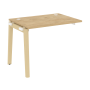 Наборный элемент рабочей станции на деревянных опорах Onix Wood OW.1.NRS-1.7 980x720x750