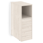 Тумба с подсветкой 5 ящиков TIP-ON завершающая, левая Onix O.R-TV-5TIP.SL 436x767x1185