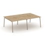 Рабочая станция 4 места ES.D.RS-4.2-LK (2360х1500х750)
