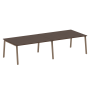 Стол для переговоров (2 столешницы) на А-образном м/к Metal System Style БА.ПРГ-2.4 3200x1235x750