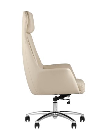 Кресло руководителя TopChairs Viking бежевое (Компьютерное кресло Viking бежевый)