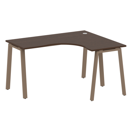 Стол криволинейный правый Metal System Style БА.СА-3 Пр 1400x1200x750