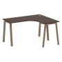 Стол криволинейный правый Metal System Style БА.СА-3 Пр 1400x1200x750