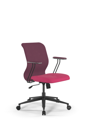 Кресло для руководителя Метта Sit 8 Mr4-4T - Vivaldi /Uh00/Wh12/T4mV-b(M09.B11.G19.W02) (Темно-розовый)
