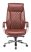 Кресло руководителя T-9924SL светло-коричневый Leather EiCHel кожа крестов. металл хром