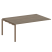 Проходной наборный элемент переговорного стола Metal System Style БП.ППРГ-5 1800x1235x750
