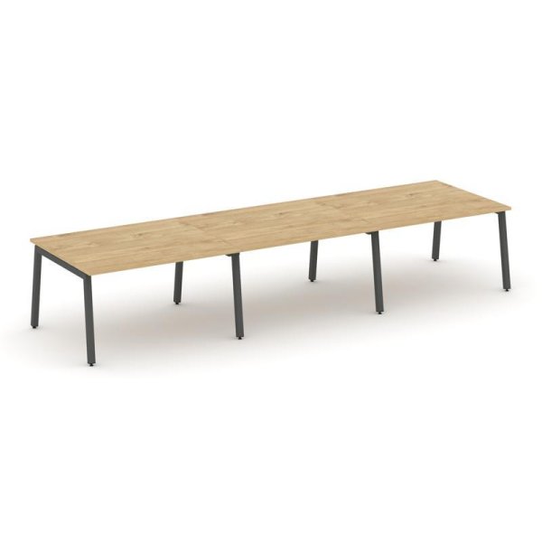 Стол переговорный SN-5A.SPRG-052.3 (3540х1180х750) (Тиквуд Светлый/Металл Антрацит)