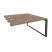 Стол-приставка двойной на О-образном м/к к опорным элем. Onix O.MO-D.SPR-3.7 1380x1475x750