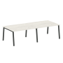 Стол для переговоров (2 столешницы) на А-образном м/к Metal System Style БА.ПРГ-2.3 2800x1235x750