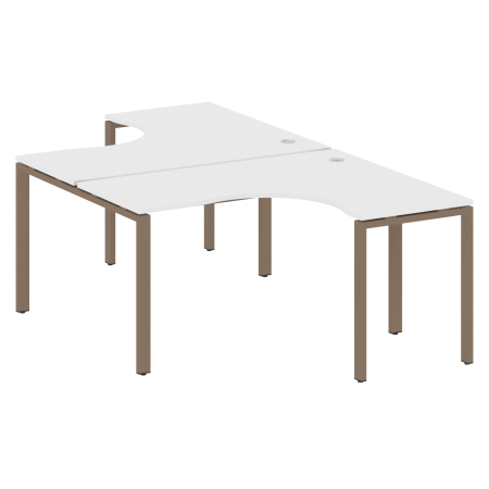 Рабочая станция криволинейная Metal System Style БП.РАС-СА-2.3 1400x2435x750