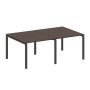 Переговорный стол 2 столешницы Metal System Style БП.ПРГ-2.1 2000x1235x750