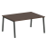 Стол для переговоров (1 столешница) на А-образном м/к Metal System Style БА.ПРГ-1.4 1600x1235x750